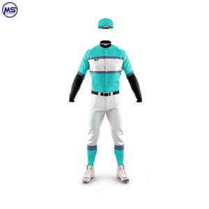 Uniforme de béisbol para adultos, ropa deportiva de alta calidad con el mejor diseño, logotipo personalizado, estampado de manga completa - Product Image 3