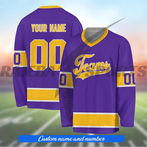 Ensemble d'uniformes de hockey sur glace de qualité supérieure, respirants, anti-humidité, antibactériens, 100 % polyester, vente en gros d'usine, personnalisables - Product Image 5