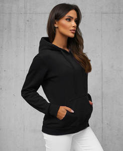 Casual, Streetwear Drop Shoulder Figures Transpirable Eco-friendly Hoodies Knitted Ladies Orange - Product Image 6