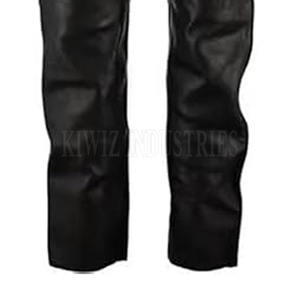 Pantalones Cargo de cuero de moda para hombre, pantalones Cargo de cuero ajustados para hombre, pantalones Cargo de cuero informales cómodos para hombre - Product Image 4