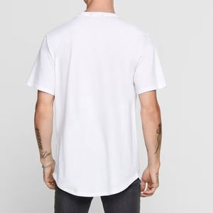 T-shirt pour homme le plus vendu 100% coton de qualité supérieure Tissu tricoté uni Vêtements pour adultes Sports décontractés Col rond Manches courtes - Product Image 6