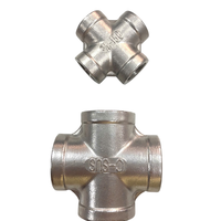 Raccords de tuyauterie croisés à 4 voies en acier inoxydable de 3 pouces, haute spécification, lisses, personnalisés, solutions de plomberie au gaz de la marque Chico