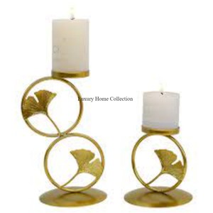 Elegante soporte votivo superior de vidrio de metal de alta calidad y base chapada brillante de color dorado y soporte para candelabro diseño simple - Product Image 5