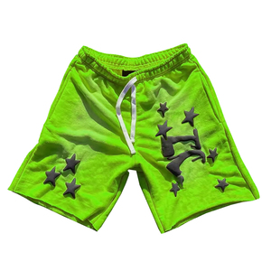 Pantalones cortos atléticos de verano para hombres adultos con lavado ácido, pantalones cortos transpirables con cordón para hombres con logotipo y diseño personalizados - Product Image 3