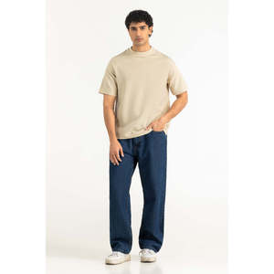 T-shirt en maille coupe régulière oversize MN-TS-SS26-024-C 200 grammes, style urbain, impression sérigraphique haute performance - Product Image 6