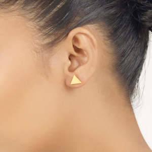 Delta Shine 14K Gold Stud <b>Earrings</b> <b>Diamond</b> <b>Pearl</b> Geometric Screw Design Rose Gold White Gold Yellow Gold Plated Trendy Wedding - Product Image 2