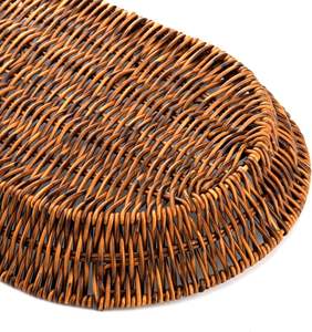 Canasta de mimbre tejida a mano Natural de alta calidad, cesta de frutas para fabricación de utensilios de cocina en Vietnam - Product Image 4