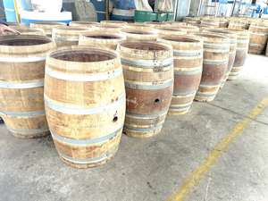 Barril de whisky de roble reacondicionado de 225L / 228L para elaboración casera y envejecimiento de alcohol - Product Image 4