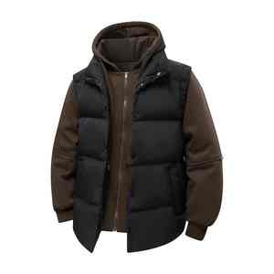 Veste rembourrée à capuche automne hiver hommes épais chaud bouffant pour Camping en plein air marque OEM Service - Product Image 5