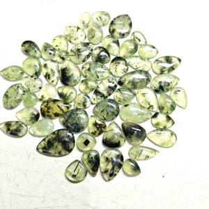 100% อัญมณีพรีไนท์ธรรมชาติสำหรับทำเครื่องประดับอัญมณีหลวมหินพรีไนต์ Cabochon สวยงามทำด้วยมือสำหรับทำเครื่องประดับ - Product Image 3