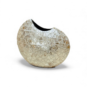 Juego de Jarrones de Nácar de Lujo Hechos a Mano, Diseño Decorativo con Incrustaciones de Concha, Diseño Combinado para el Hogar u Hotel, de Vietnam - Product Image 3