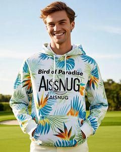 .เสื้อกอล์ฟมีฮู้ดแขนยาวมีฮู้ดสำหรับผู้ชายเสื้อสวมหัวมีฮู้ดสำหรับเล่นกีฬาออกกำลังกายกลางแจ้งสวมใส่สบาย - Product Image 3