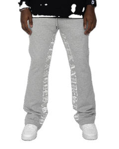 Pantalones de chándal con cordón de cintura alta para hombre 2024, estilo de calle, joggers lisos, botones de talla grande, tallas para niños, transpirables - Product Image 1