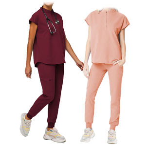Uniformes de hospital reutilizables de la mejor calidad, traje de enfermera, uniforme transpirable de secado rápido, traje médico para médicos y enfermeras - Product Image 3