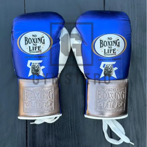 Guantes de Boxeo de Piel de Vacuno Genuina de Alta Calidad a Precio de Mayoreo, con Correa de Muñeca Ajustable, Sin Boxeo No Hay Vida, Guantes de Sparring - Product Image 1
