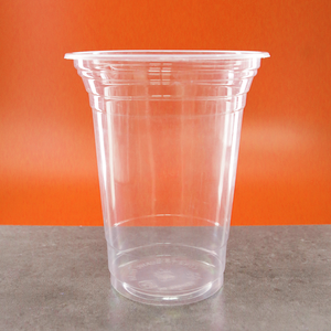 ถ้วยพลาสติก PP แบบใช้แล้วทิ้ง16/24/30ออนซ์ถ้วยพลาสติก PP ใสพร้อมฝาปิดสำหรับกาแฟชามะนาวขนมหวานแบบสมูทตี้ - Product Image 1