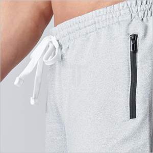 Men's Performance Tech Cotton Jogger <b>Shorts</b> High Street Style Casual Athletic Elastic Waist Plain Dyed Terry <b>Zipper</b> <b>Pockets</b> - Product Image 6