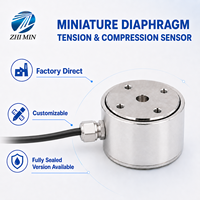 Capteur de pesage miniature à diaphragme IP66 de 1-2000 kg pour machines de pressage et assemblage automatisé