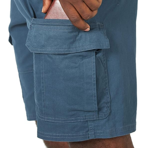 Pantalones cortos ligeros con cordón para hombre, pantalones cortos de algodón suave con bolsillos utilitarios, cómodos pantalones cortos de verano para hombre - Product Image 5