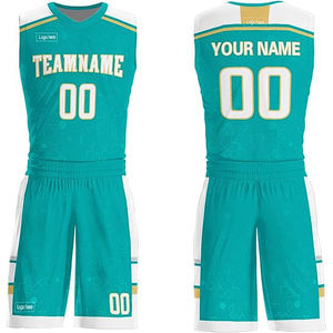 Maillots de basket-ball grande taille imprimés par sublimation personnalisée pour hommes robes réversibles derniers ensembles d'uniformes d'équipe de basket-ball - Product Image 4