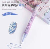 Ensemble de stylos à ongles DIY-Kit de 12 pièces pour dessiner, griffonner et mettre en évidence les ongles avec précision