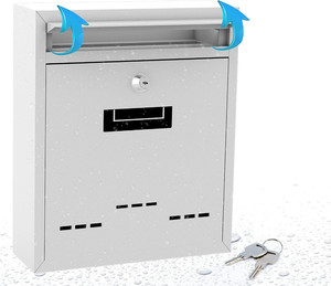 Buzón colgante para paquetes, buzones galvanizados, buzones ODM, acero inoxidable, metal, exterior, Bloqueable, montado en la pared, OEM - Product Image 1