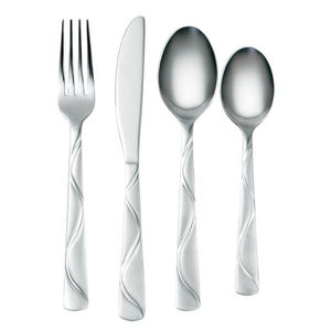 Couverts en métal de l'Inde pour le déjeuner Fourchette et couteau en acier inoxydable de conception royale - Product Image 4