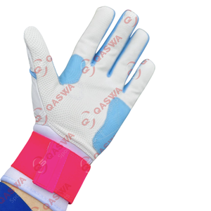Guantes de bateo de béisbol de cuero de vaca con correa larga ajustable para jugadores de béisbol profesionales - Product Image 5