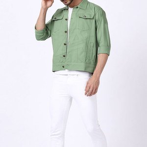 Veste en jean longue de qualité supérieure pour hommes, polaire d'hiver chaude et confortable avec duvet pour le printemps, vente en ligne - Product Image 5