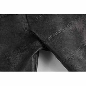 แจ็คเก็ตหนังผู้ชายแฟชั่น คอตั้ง สำหรับฤดูหนาว ปี 2026 ราคาถูก บริการ OEM ผลิตจากหนังแท้ 100% ผลิตในปากีสถาน - Product Image 5