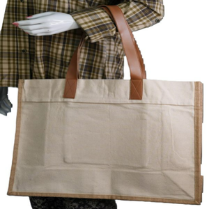 Hot Selling Eco-Friendly Reusable 100% Cotton <b>Tote</b> <b>Bag</b> <b>Large</b> Capacity Personalized Promotional Shopping <b>Bag</b> Letter Pattern - Product Image 2