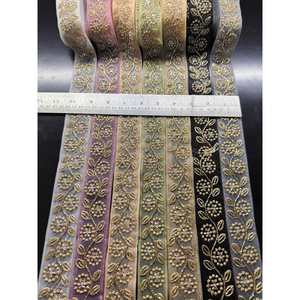 Tissu de dentelle de marque Honey Lace en gros, dentelle brodée à motif floral, style moderne, traditionnel, élégant, pour mariage, style professionnel - Product Image 1