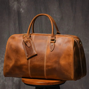 Wholesale High-quality Custom Leather <b>Travel</b> <b>Bag</b> Fashion Luxury Luggage <b>Travel</b> <b>Bag</b> <b>Men</b> Women - Product Image 1