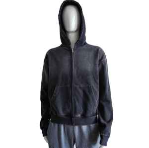 Sweats à capuche délavés à l'acide unisexes personnalisés pour hommes Sweat à capuche surdimensionné et lourd 100% coton lavable au soleil Nouvelle arrivée Hoodies pour hommes - Product Image 2