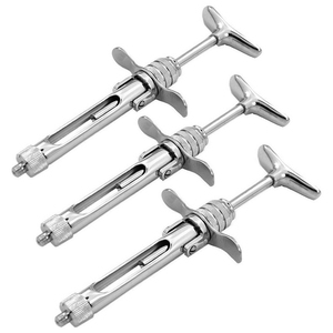 Jeringa Dental Manual Reutilizable y Autoclavable de Acero Inoxidable de Alta Calidad con Certificación CE, Precio al por Mayor - Product Image 1