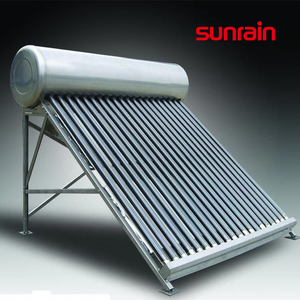 Sunrain SUS304ステンレス鋼耐腐食性高効率耐久性タンクホームホテル商業用ソーラー温水器 - Product Image 3