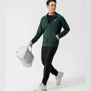 Chaqueta con cremallera y cuello alto de estilo formal para hombre con servicio OEM disponible - Product Image 5
