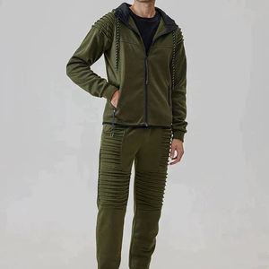 Ensembles de survêtements pour femmes et hommes, ensembles de détente deux pièces, pulls à capuche, pantalons de survêtement, ensembles de survêtement en molleton uni, écologiques, personnalisables - Product Image 6