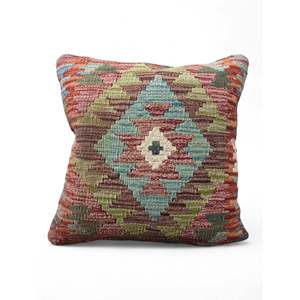 Afghan Kilim <b>45</b> <b>X</b> <b>45</b> cm <b>Cushion</b> <b>Cover</b> Elegant Seat Pillows & Pillow <b>Covers</b> for Comfort & Style - Product Image 3