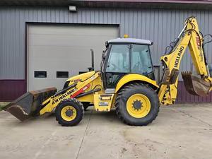 Minicargadora de tractor usada con cargador frontal Hollan B110B con accesorio de cubo, componente de núcleo de motor PLC a la venta - Product Image 3