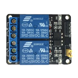 บอร์ดพัฒนาโมดูลรีเลย์แบบแยกสัญญาณด้วยออปโตคัปเปลอร์ 5V 2 ช่อง - Product Image 2