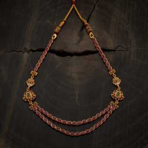 Chic Silver Layered Temple <b>Necklace</b>-Fashionable Accessory - Product Image 2