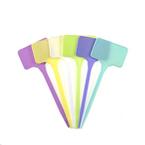 Étiquette de plante de jardin en plastique PP en forme de T 12 couleurs disponibles étiquette nominative marqueurs de plante étiquette de plante en plastique - Product Image 5