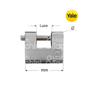 Cadenas blindé pour volets, 2 clés incluses - Product Image 1