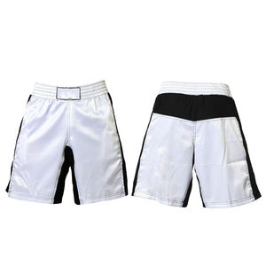 2024 nuevo diseño de cintura alta poliéster MMA pantalones cortos totalmente sublimados ropa de entrenamiento de boxeo para hombres OEM disponible para adultos BJJ - Product Image 4