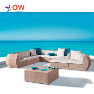 रतन गार्डन सोफा वाटरप्रूफ परियोजना रतन फर्नीचर आउटडोर सोफे बगीचे सेट आउटडोर फर्नीचर सेट - Product Image 2