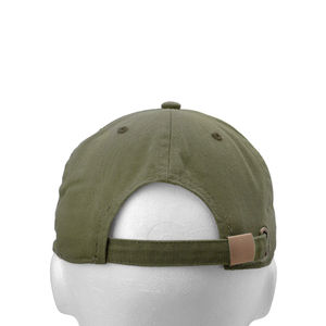 Casquette de baseball classique de qualité supérieure en coton doux taille réglable vert 100% coton lavable taille réglable Service OEM - Product Image 2