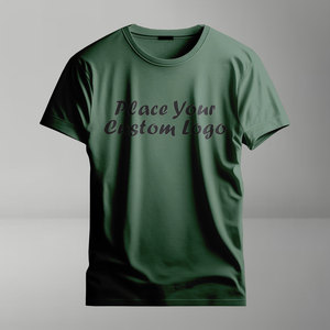 T-shirt homme de luxe en coton lourd vintage délavé à l'acide de haute qualité à logo personnalisé - Product Image 3