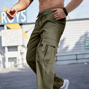 กางเกงคาร์โก้สไตล์ไฮสตรีทขายส่งจากโรงงาน กางเกงกันน้ำสำหรับผู้ชายใส่ทำงานหรือลำลอง มีกระเป๋าหลายช่อง - Product Image 3