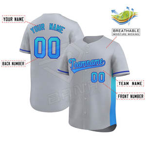 Conjunto de Camiseta de Béisbol Transpirable para Hombre, Talla Grande, Alta Calidad, Antibacteriano, Secado Rápido, Diseño Personalizable - Product Image 2